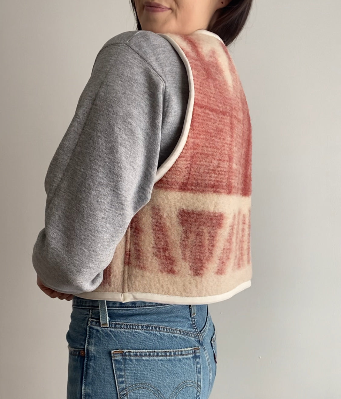 Upcycled Vintage Wool Vest