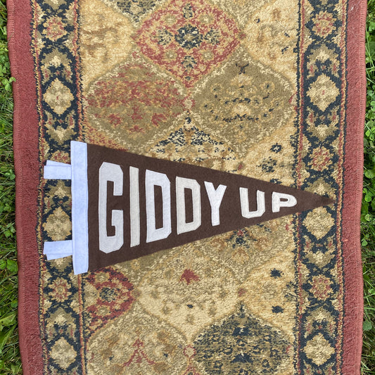 Handmade Pennant | Giddy Up