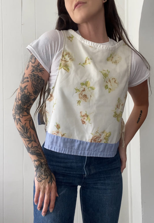 Upcycled Vintage Side Tie Tank Top