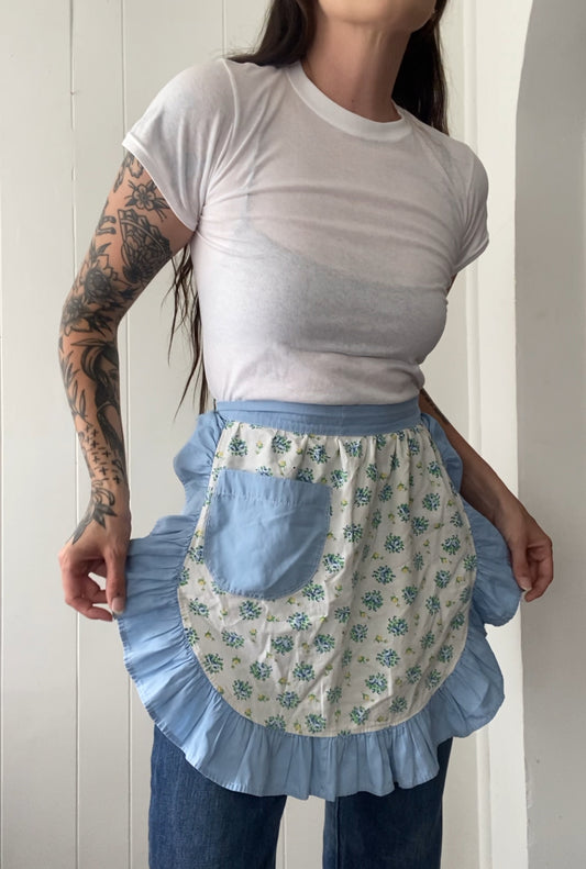 Vintage Floral & Frills Apron