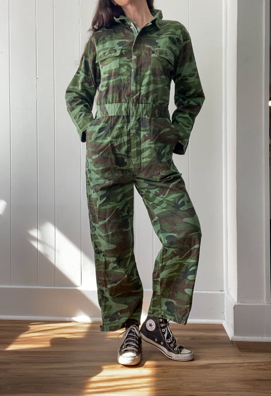 M/L 1970s World Famous Camouflage Coveralls