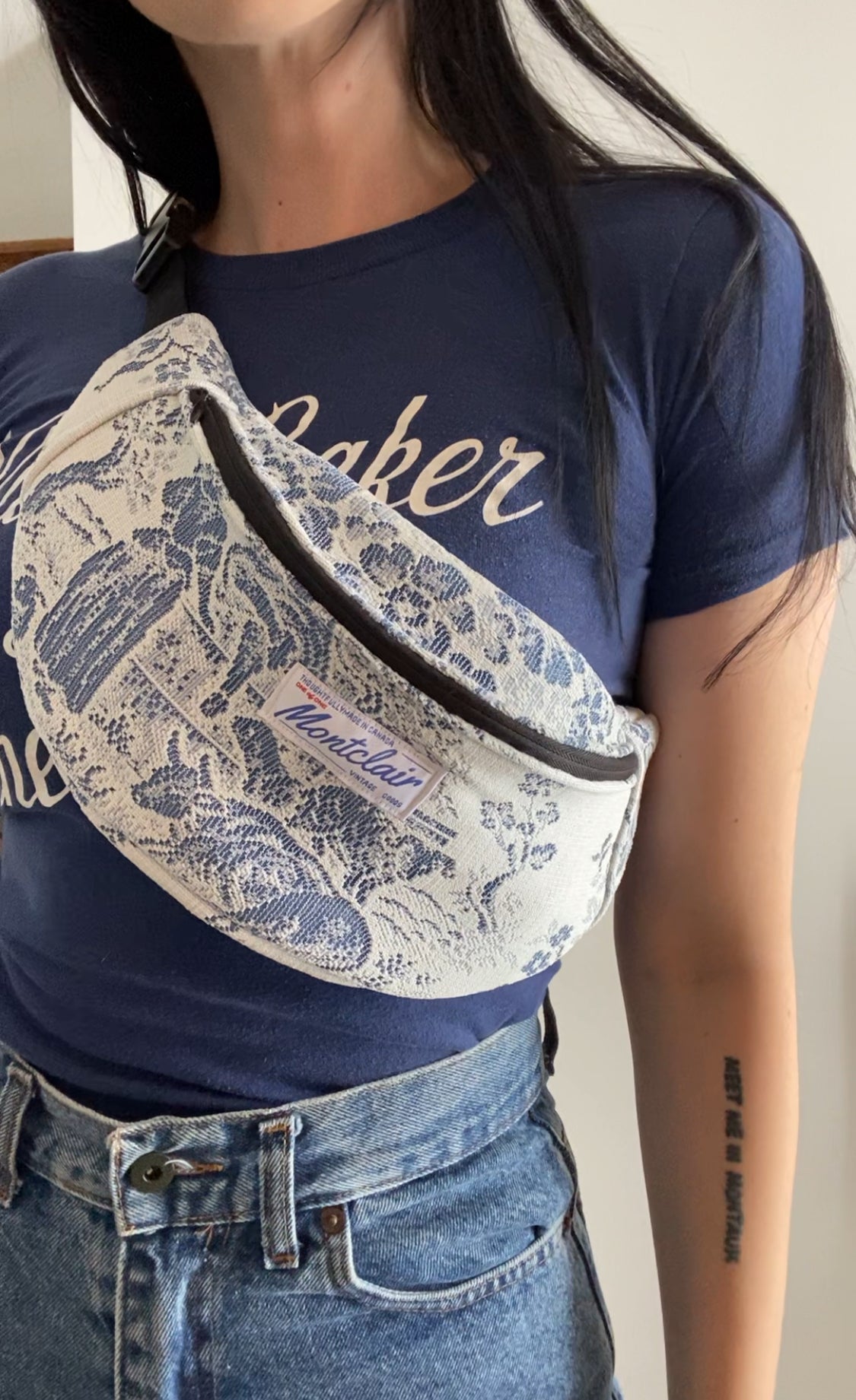 Upcycled Lace Fanny Pack