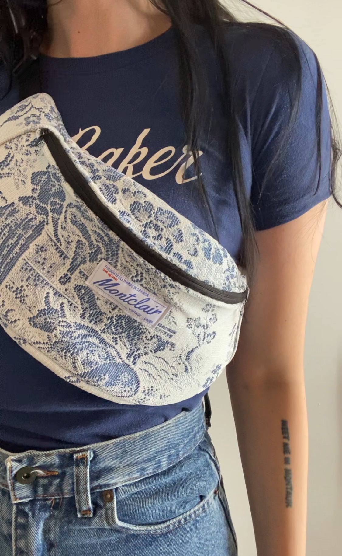 Upcycled Lace Fanny Pack