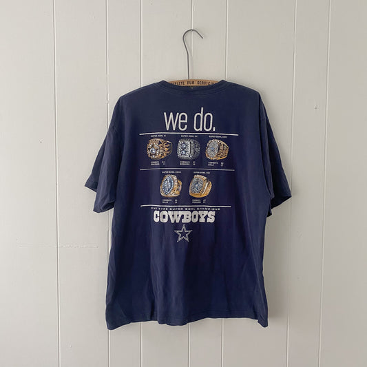 L 90s-00s Cowboys Superbowl T-Shirt