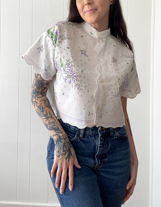 Upcycled Vintage Blouse