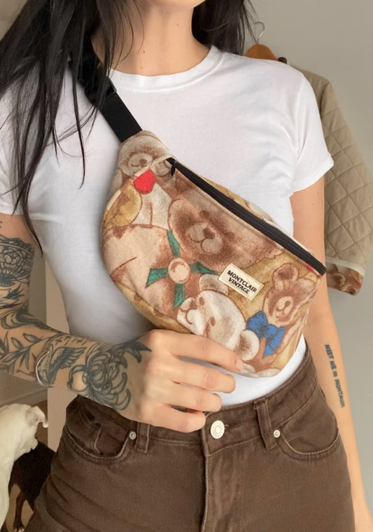 Upcycled Teddy Fanny Pack