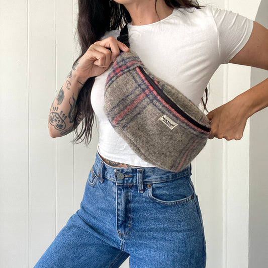 Upcycled Vintage Wool Fanny Pack