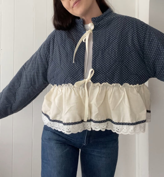 Upcycled Vintage Quilted Jacket