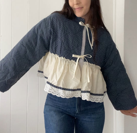 Upcycled Vintage Quilted Jacket
