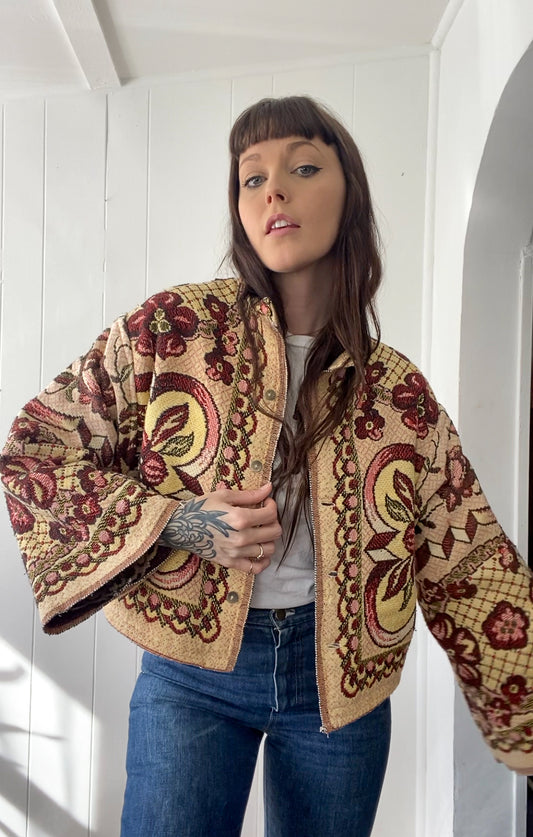 Upcycled Vintage Blanket Coat