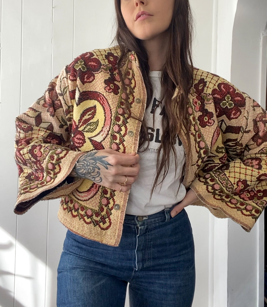 Upcycled Vintage Blanket Coat