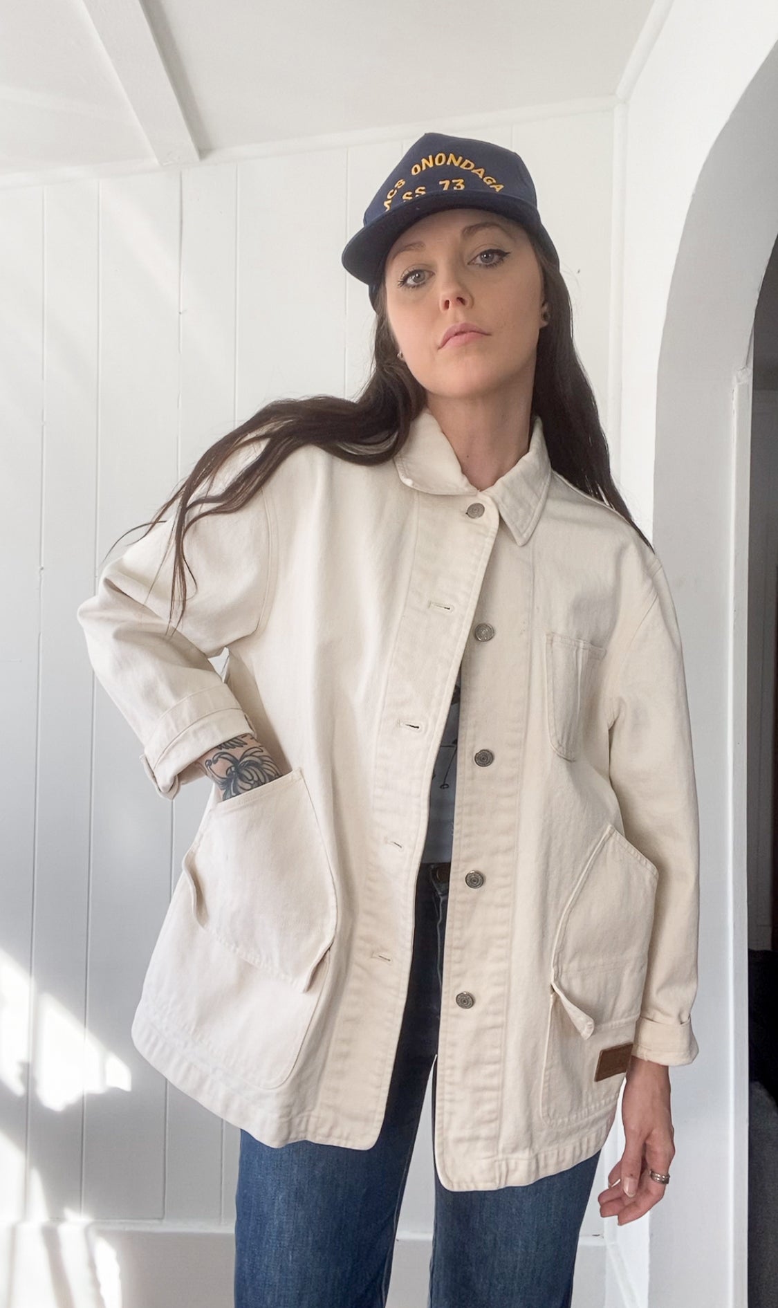 (L) Ralph Lauren Cotton Chore Coat