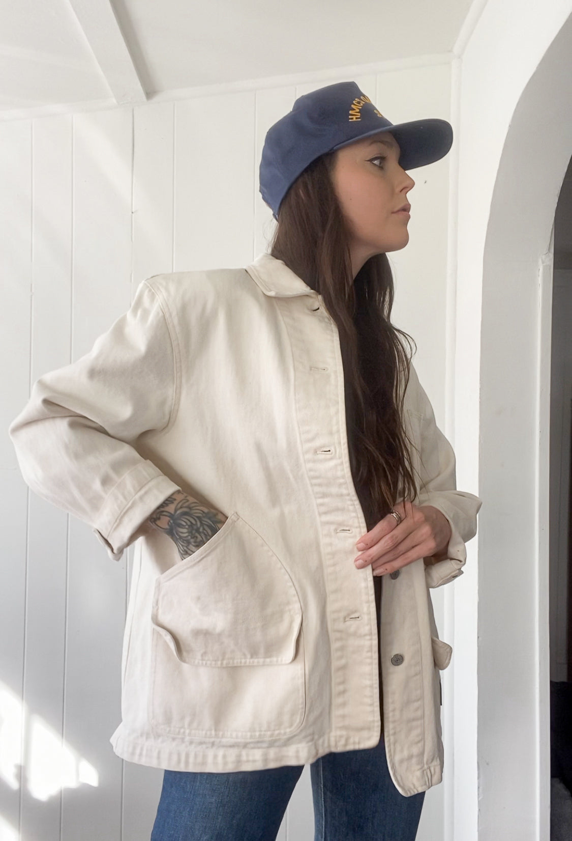 (L) Ralph Lauren Cotton Chore Coat