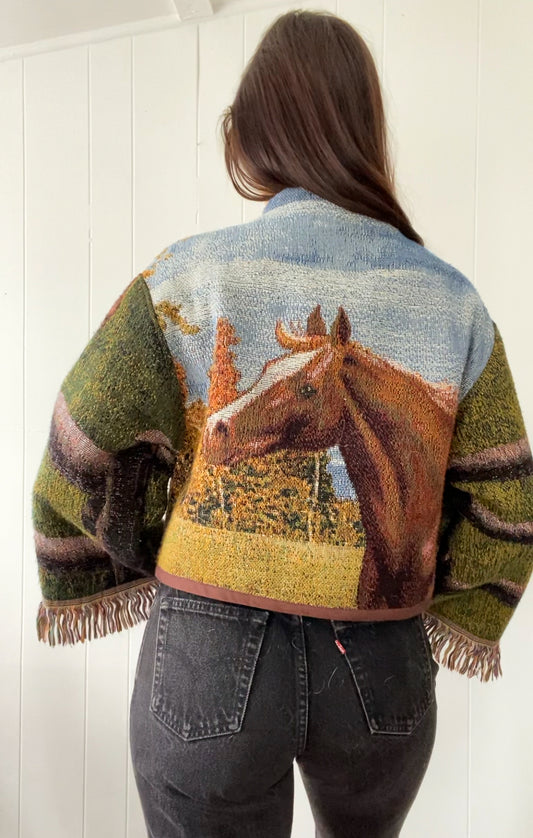Upcycled Tapestry Jacket