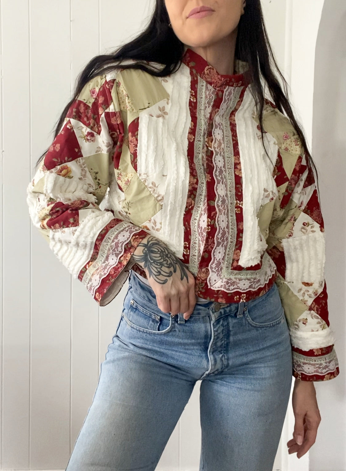 Upcycled Vintage Patchwork Jacket (Lightweight)