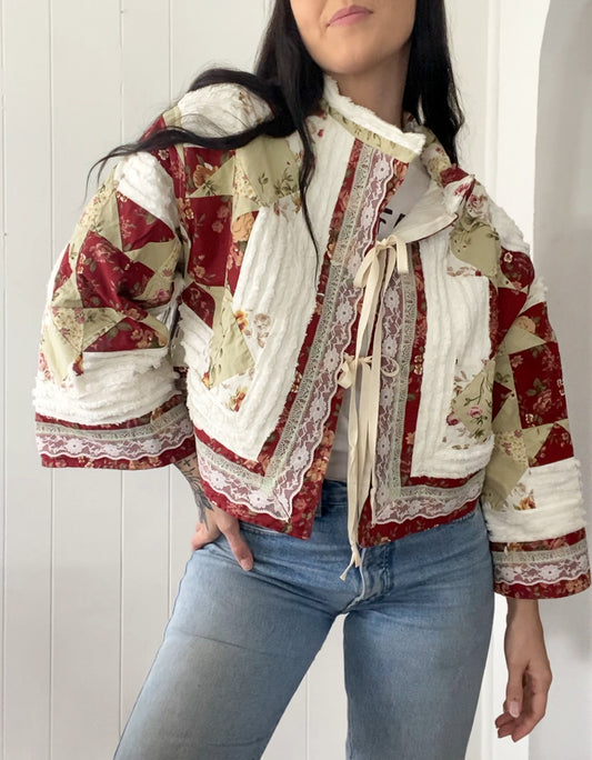 Upcycled Vintage Patchwork Jacket (Lightweight)