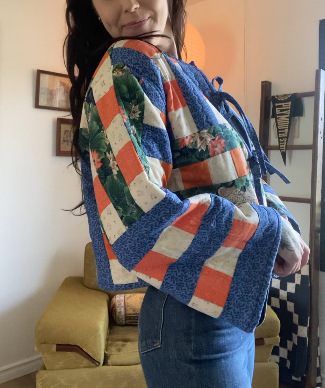 Upcycled Vintage Quilt Jacket