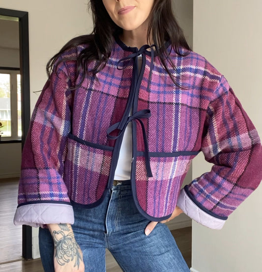 Upcycled Vintage Blanket Coat