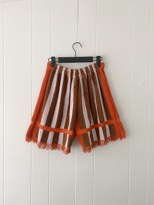 Reworked Vintage Towel Shorts