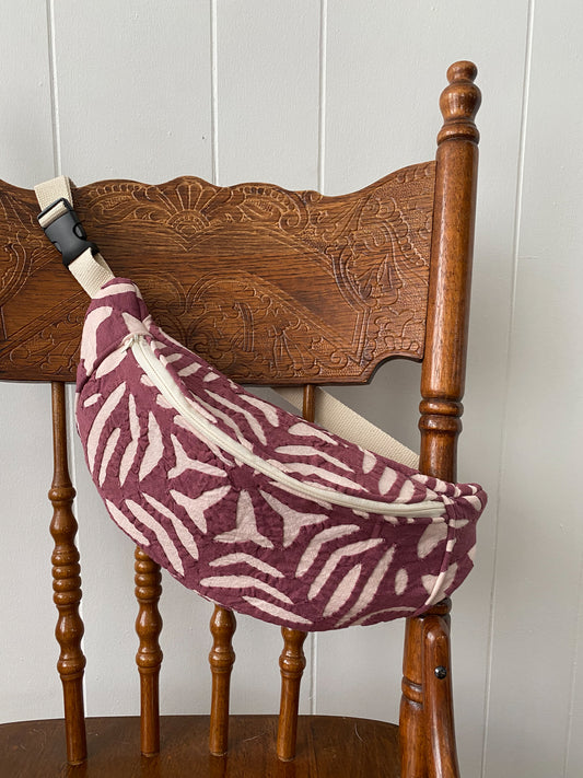 Upycled Vintage Blanket Fanny Pack