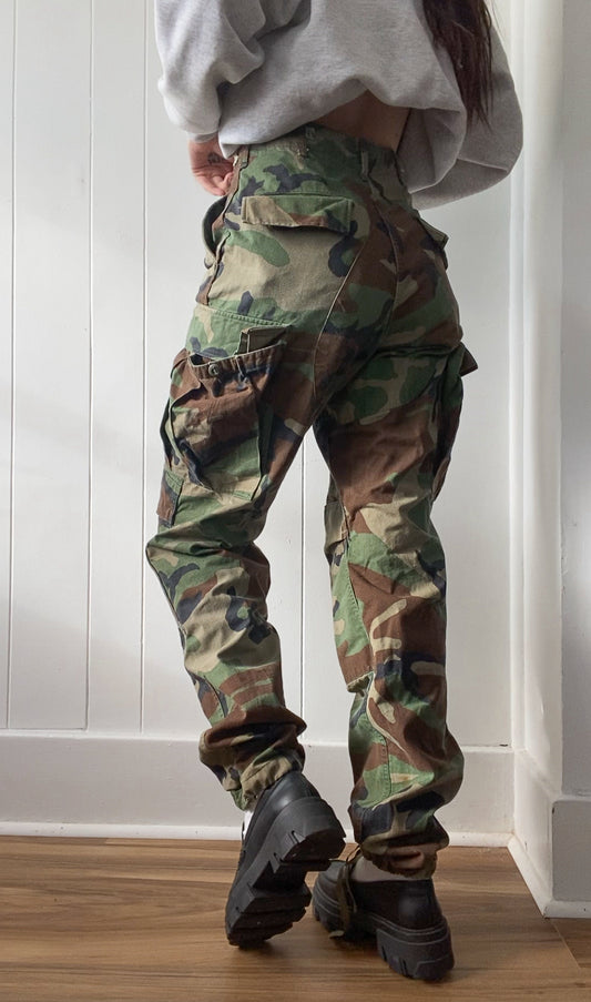 30.5"W Military Camouflage Pants - Tall (25" Inseam)