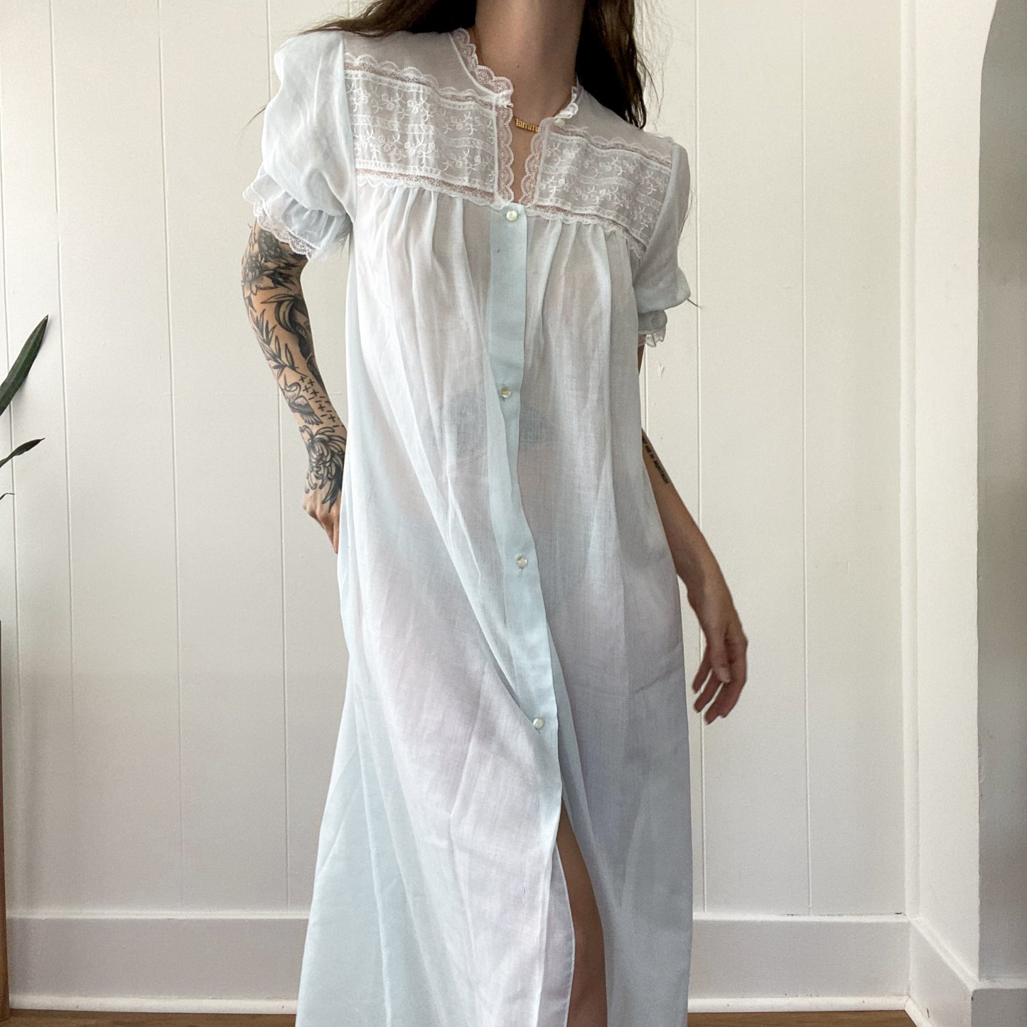 M Vintage French Maid Night Gown