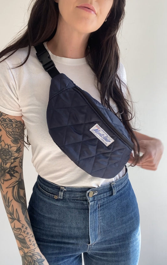 Upcycled Quilted Fanny Pack