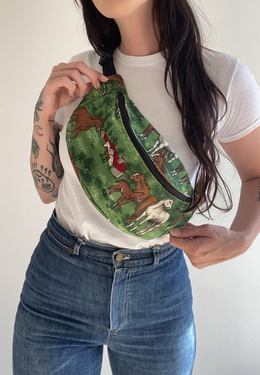 Upcycled Horses Fanny Pack