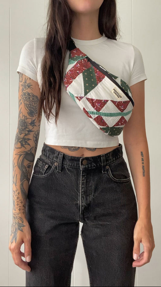 Upcycled Vintage Quilt Fanny Pack